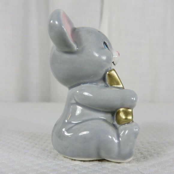 Vintage 80s Russ Berrie Merry Christmas Mouse Star Figurine - Picture 2 of 6